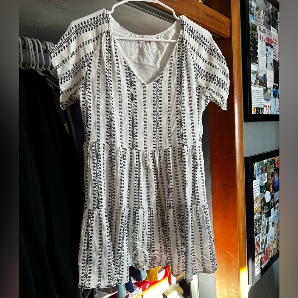 white dress